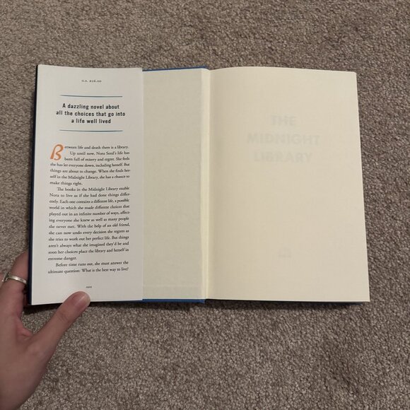 The Midnight Library by Matt Haig, Hardcover Book - LIKE NEW Condition - Picture 2 of 5